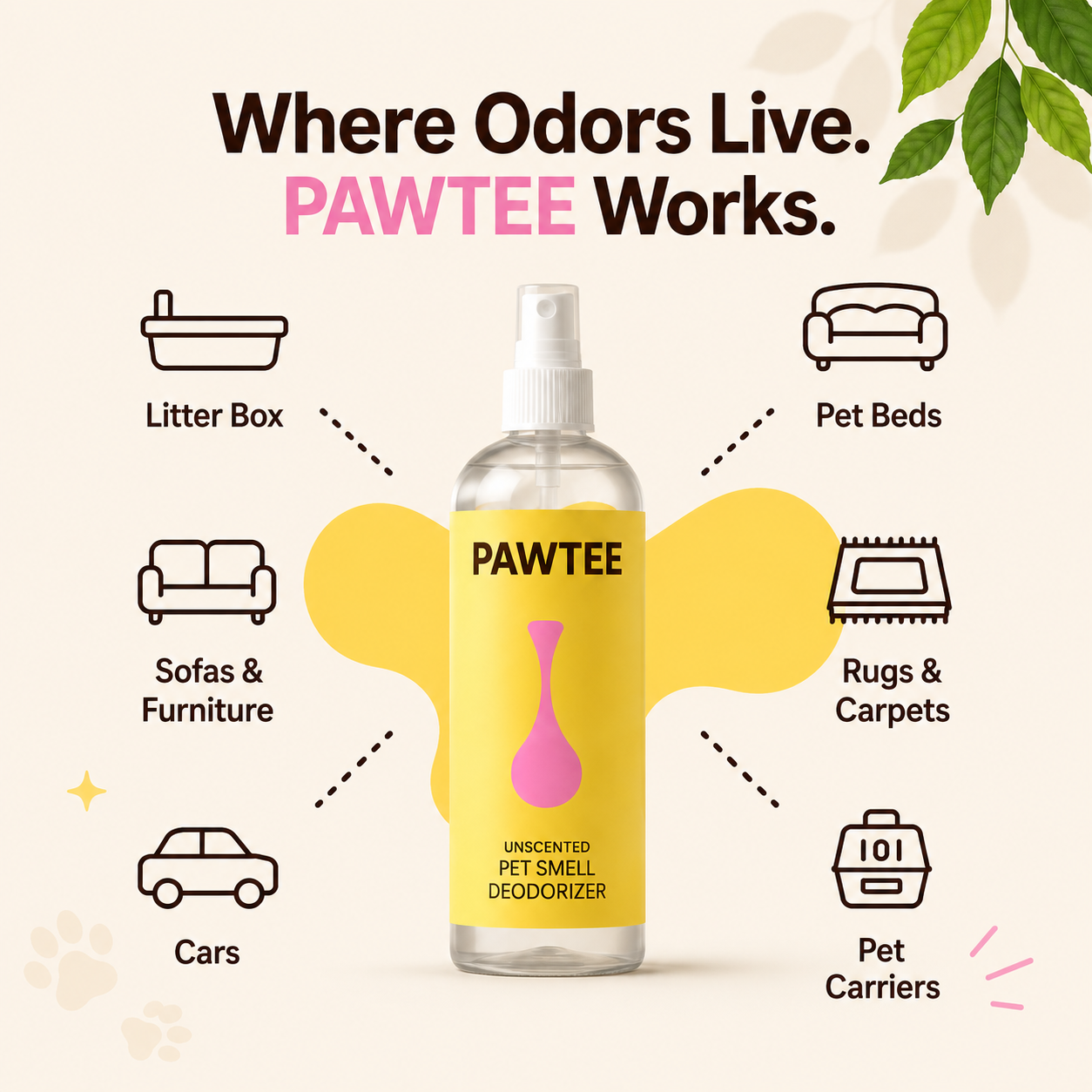Pawtee Pet Smell Deodorizer